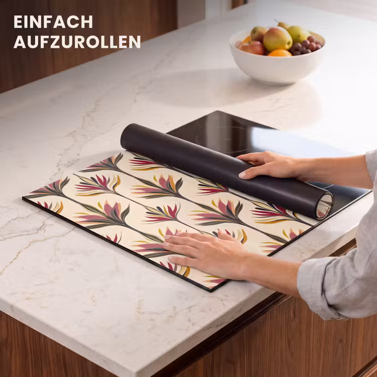 Herdabdeckplatte - Fächer - Motiv - Bunt — 7