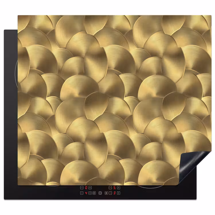 Herdabdeckplatte - Modern - Kreis - Gold — 1