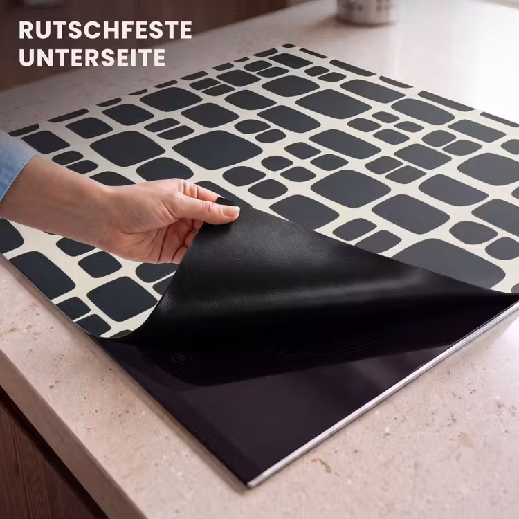 Herdabdeckplatte - Modern - Bio - Schwarz — 6