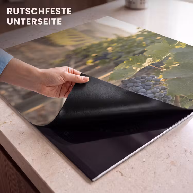 Herdabdeckplatte - Trauben - Weinberg - Sonnenlicht — 6
