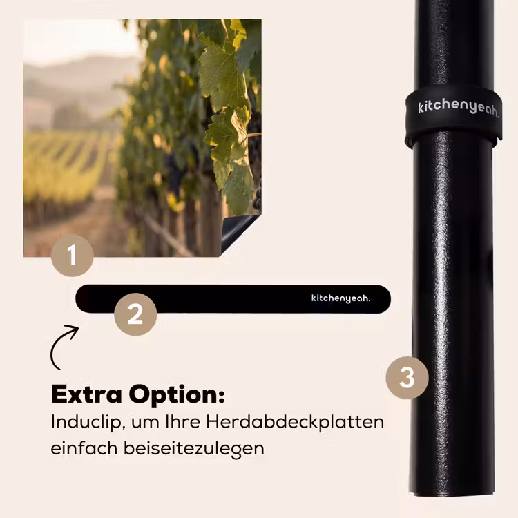 Herdabdeckplatte - Trauben - Weinberg - Sonnenlicht — 8