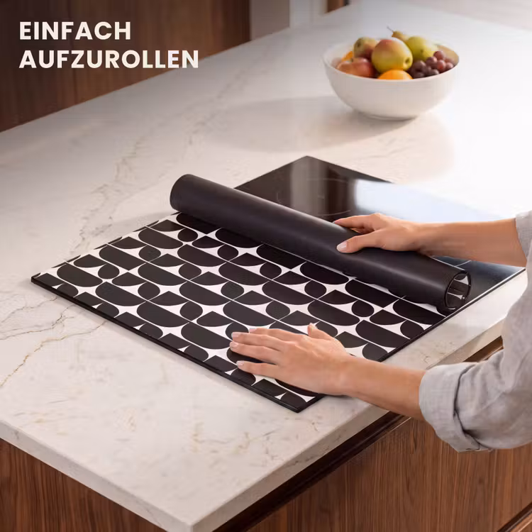 Herdabdeckplatte - Modern - Geometrisch - Schwarz — 7