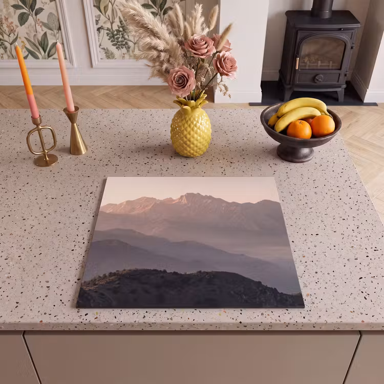 Herdabdeckplatte - Panorama - Landschaft - Berge — 3