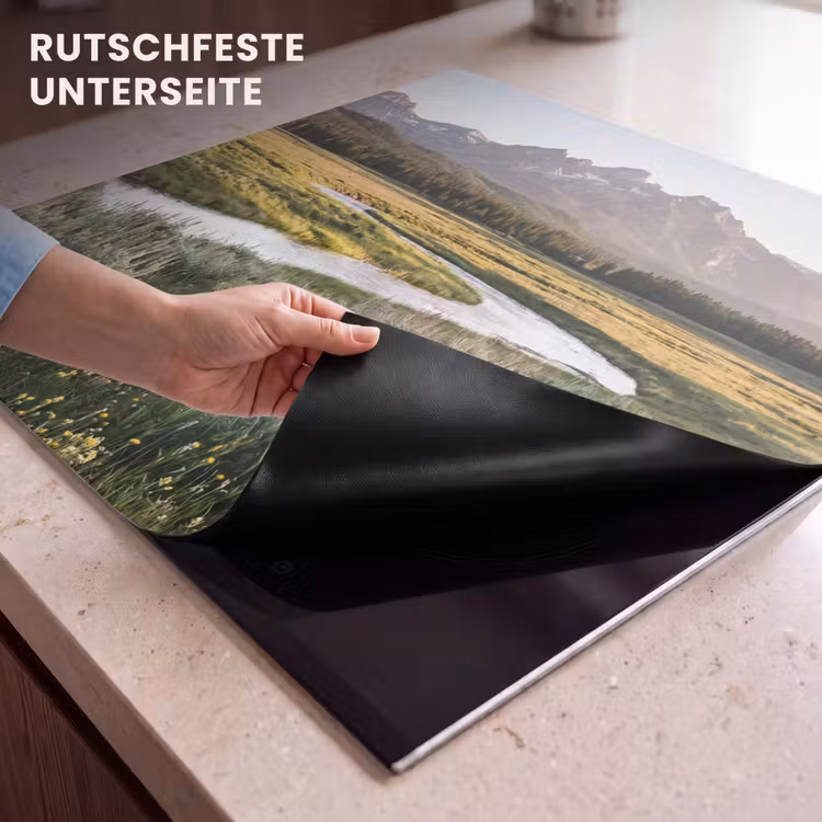 Herdabdeckplatte - Berglandschaften - Fluss - Wald — 6