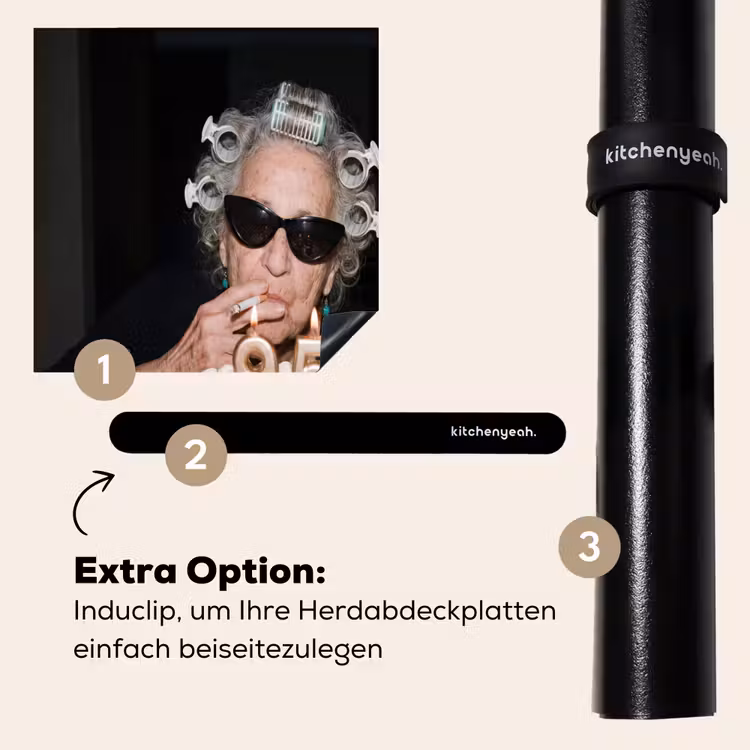 Herdabdeckplatte - Geburtstag - Lockenstift - Oma — 8