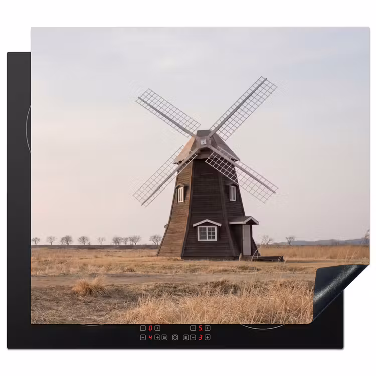 Herdabdeckplatte - Windkraftanlagen - Landschaft - Feld — 1