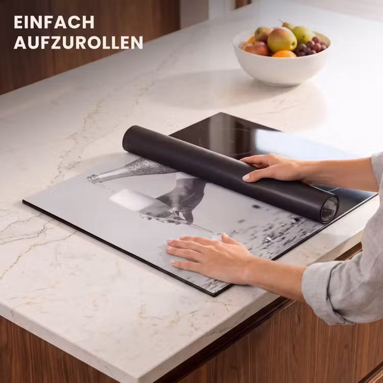 Herdabdeckplatte - Festlich - Champagner - Discokugel — 7