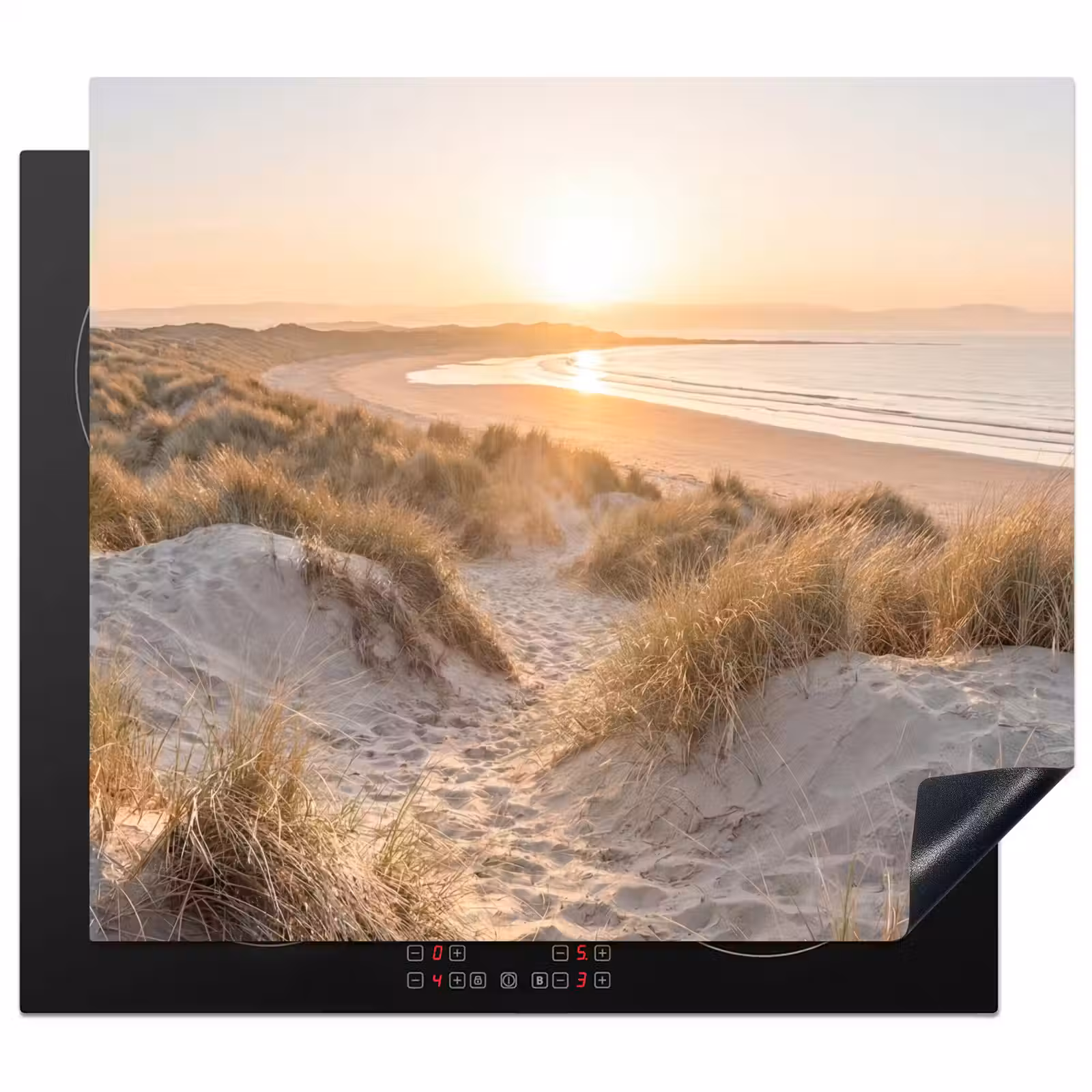 Herdabdeckplatte - Dünen - Strand - Meer — 1
