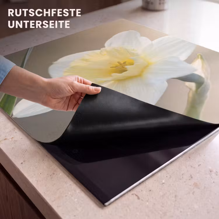 Herdabdeckplatte - Narzisse - Blume - Minimalistisch — 6