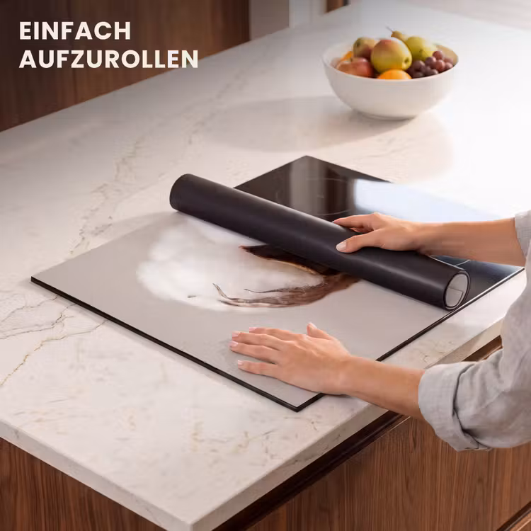 Herdabdeckplatte - Wattebausch - Minimalistisch - Weiß — 7