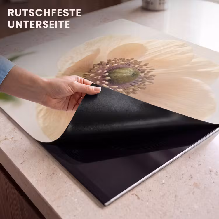Herdabdeckplatte - Blume - Minimalistisch - Grün — 6