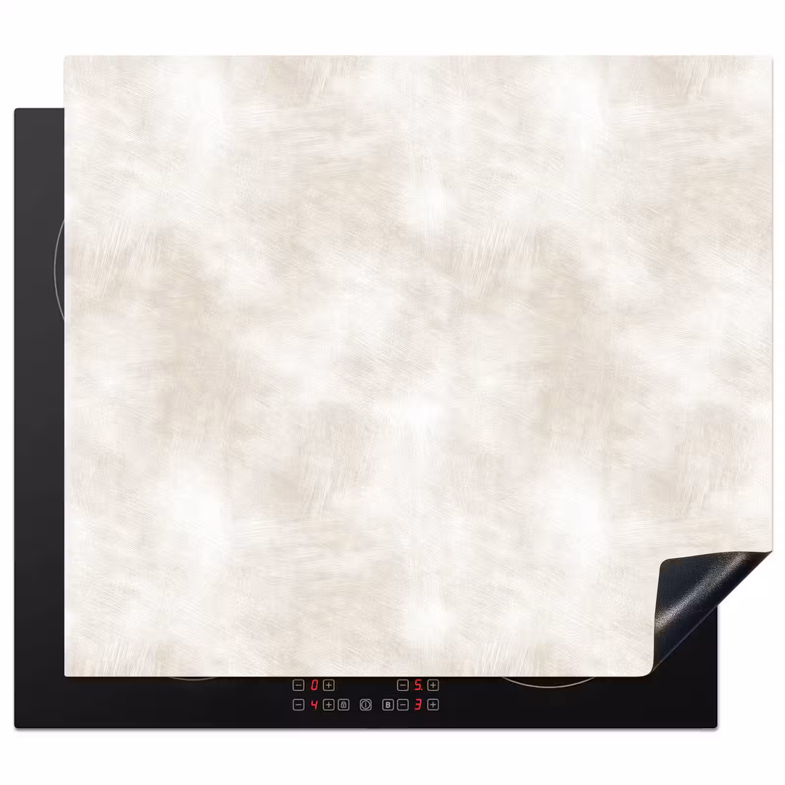 Herdabdeckplatte - Dezent - Textur - Beige — 1