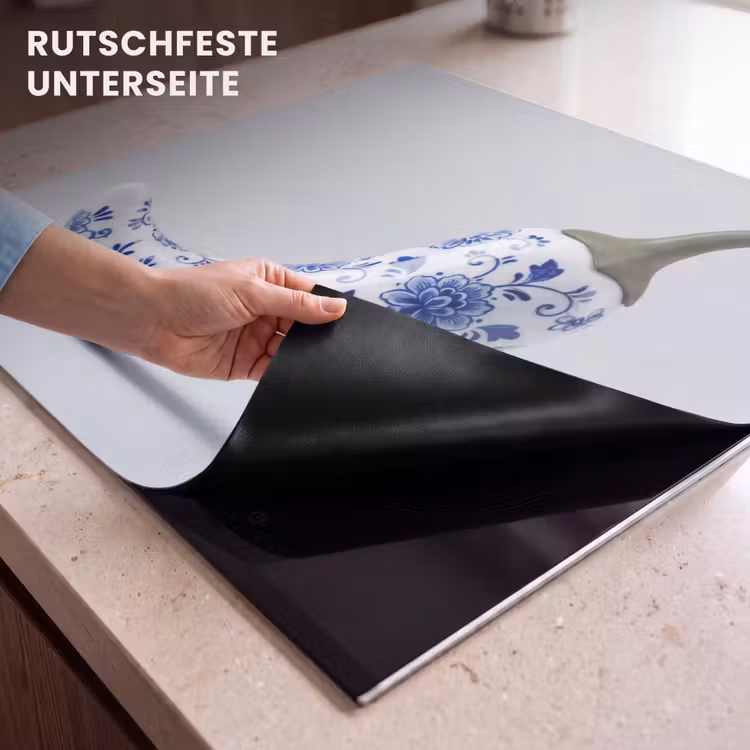 Herdabdeckplatte - Chilischote - Keramik - Blau — 6