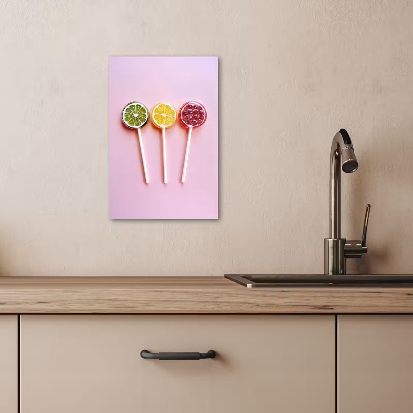 KitchenYeah - Küche - Leinwand - Lollipop - Bonbon - Zitrusfrucht — 1