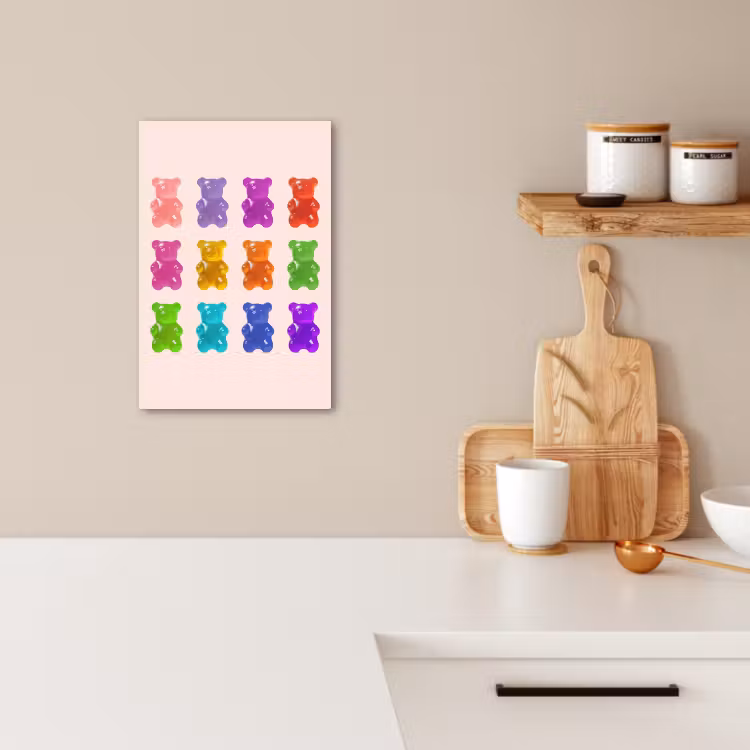 KitchenYeah - Küche - Leinwand - Bär - Bunt - Bonbon — 3