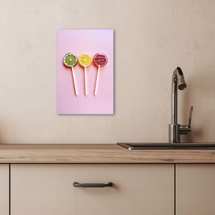 KitchenYeah - Küche - Leinwand - Lollipop - Bonbon - Zitrusfrucht — 1