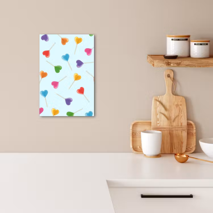 KitchenYeah - Küche - Leinwand - Lollipop - Regenbogen - Bonbon — 3