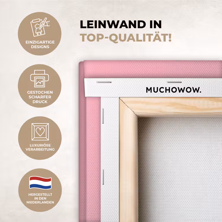 KitchenYeah - Küche - Leinwand - Süßigkeit - Lutscher - Herz - Rosa — 2