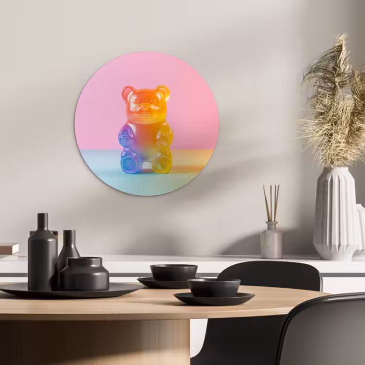 KitchenYeah - Küche - Forex Wandkreis - Pastell - Bonbon — 2