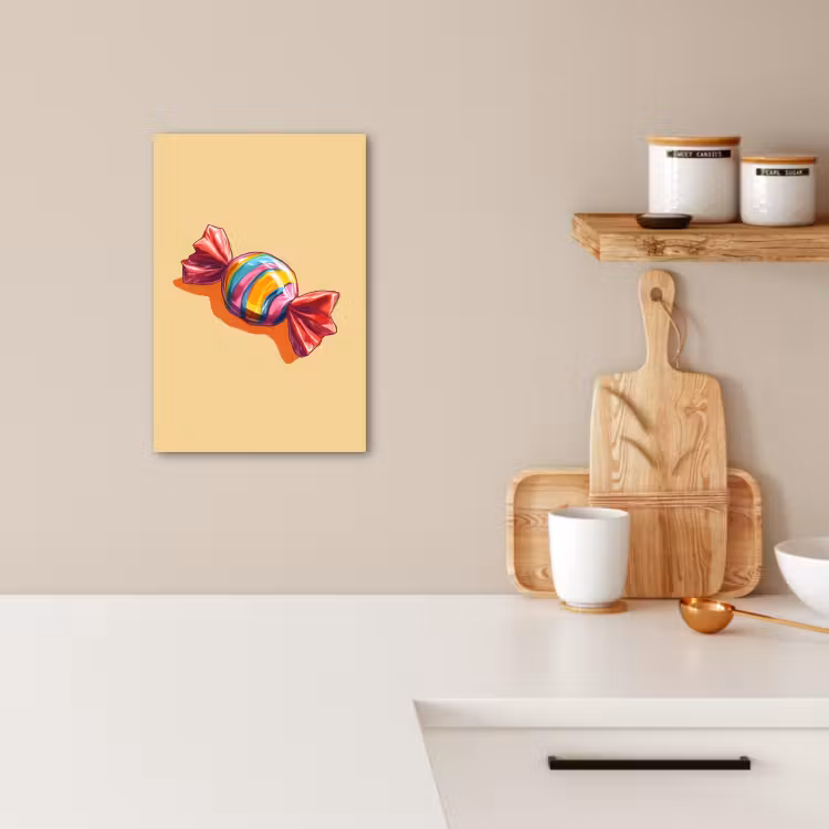 KitchenYeah - Küche - Leinwand - Gelb - Bonbon - Farbe — 5