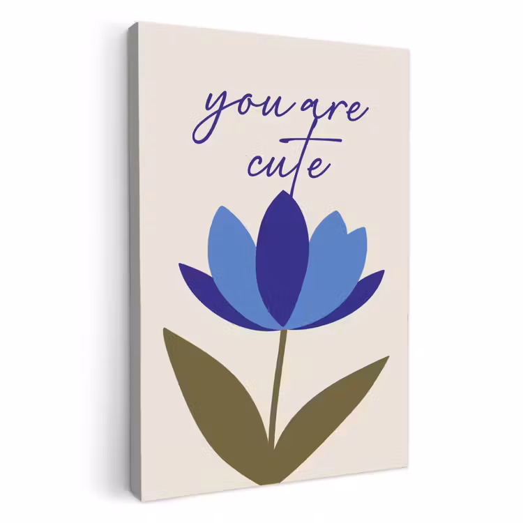 Leinwandbilder - Kornblume - Valentinstag - Blume - Blau — 1