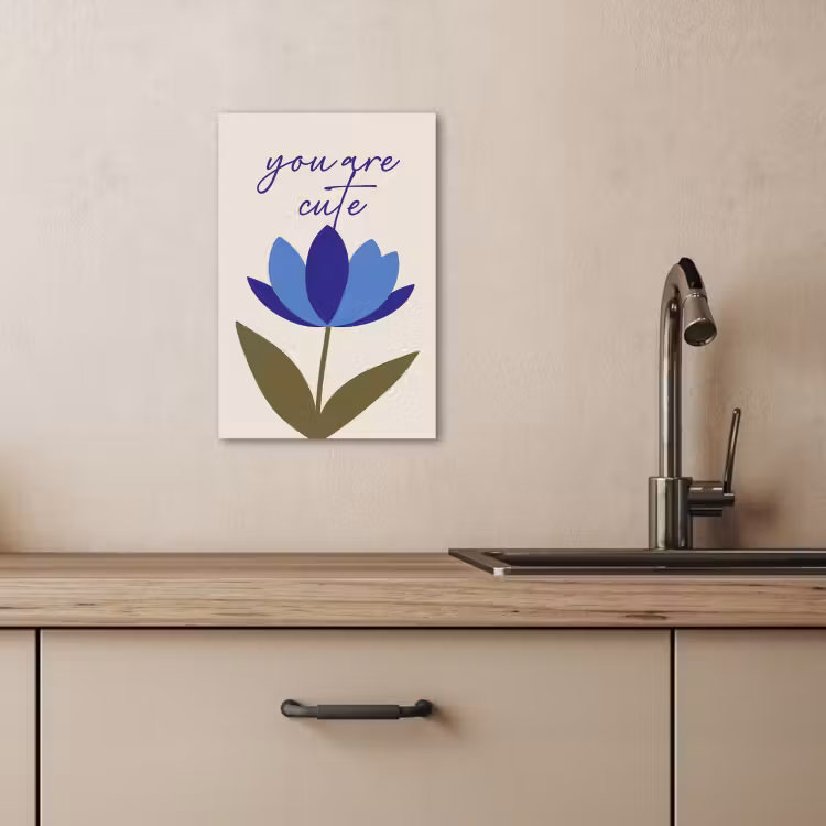 Leinwandbilder - Kornblume - Valentinstag - Blume - Blau — 4