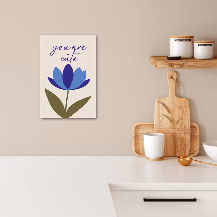 Leinwandbilder - Kornblume - Valentinstag - Blume - Blau — 5