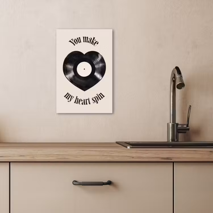 Leinwandbilder - Liebe - Musik - Zitat — 4