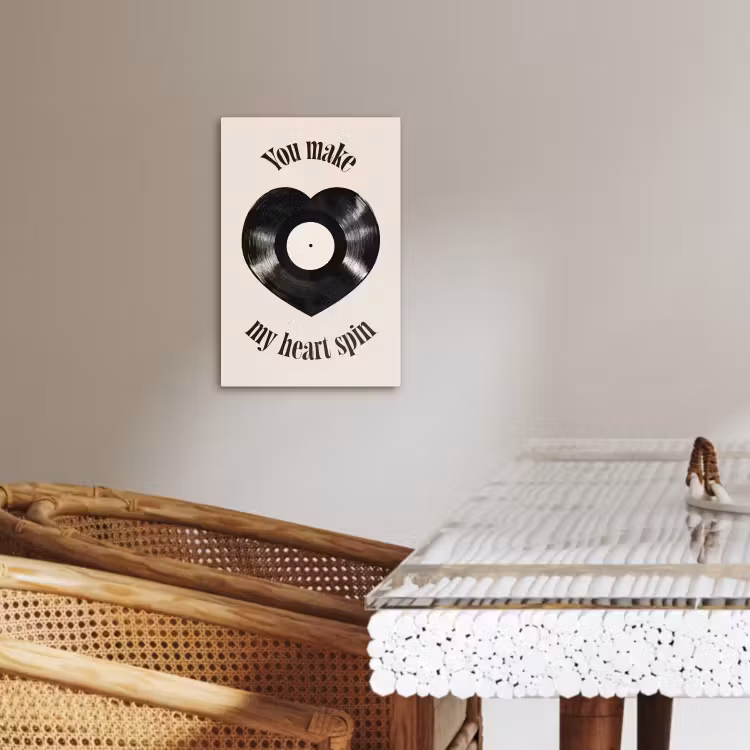 Leinwandbilder - Liebe - Musik - Zitat — 5