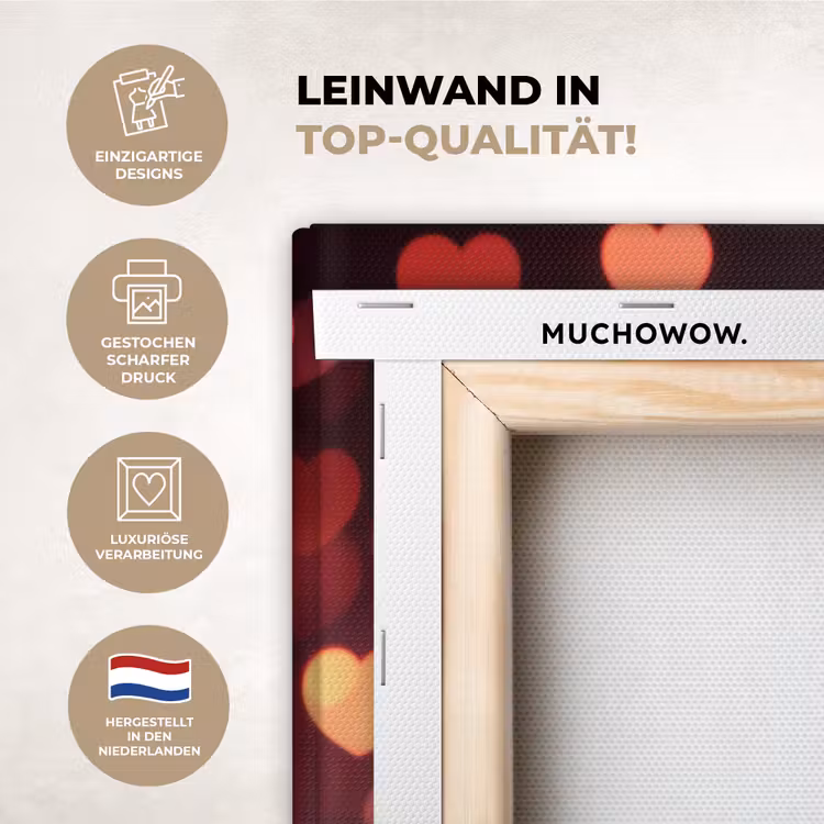 KitchenYeah - Küche - Leinwand - Rot - Wein - Herzen — 3