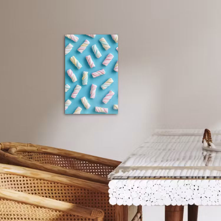 KitchenYeah - Küche - Leinwand - Speck - Pastell - Bonbon - Blau — 4