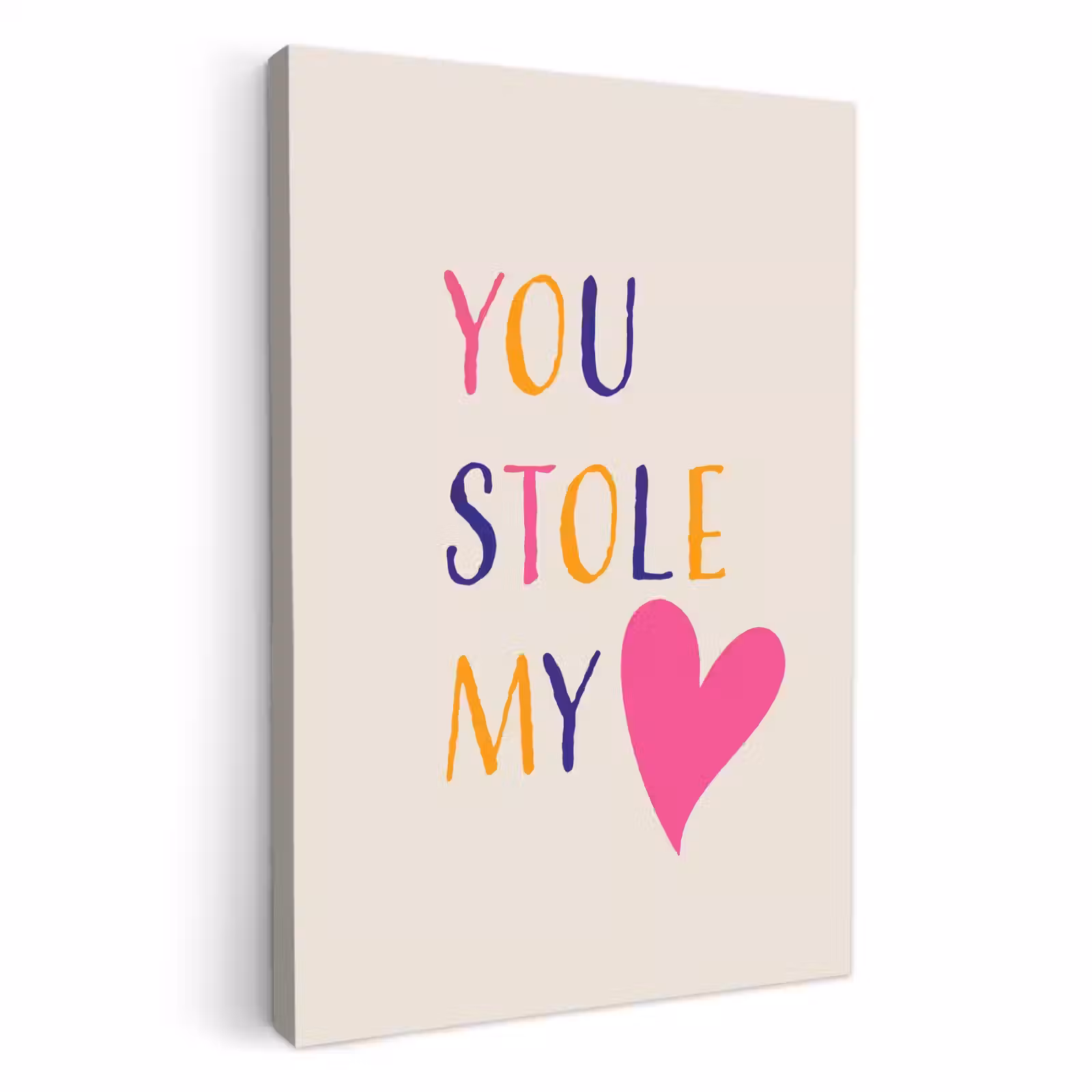 Leinwandbilder - Herz - Valentinstag - Text — 1