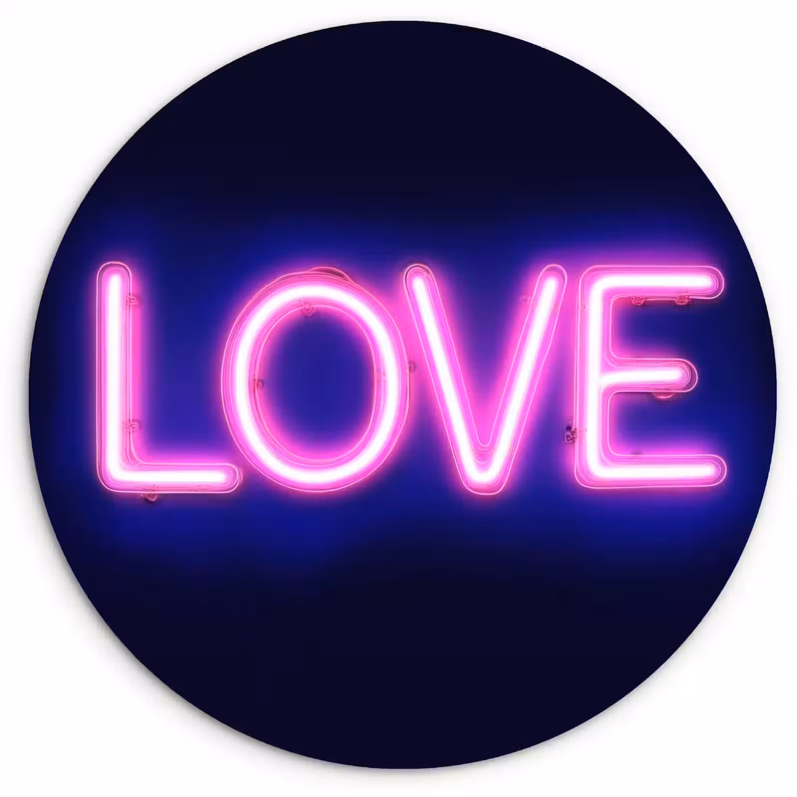 Runde Bilder - Neon - Liebe - Valentinstag — 1
