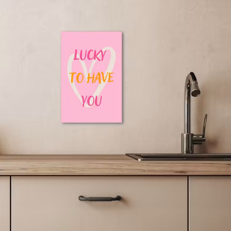 Leinwandbilder - Glücklich - Liebe - Valentinstag - Rosa — 5