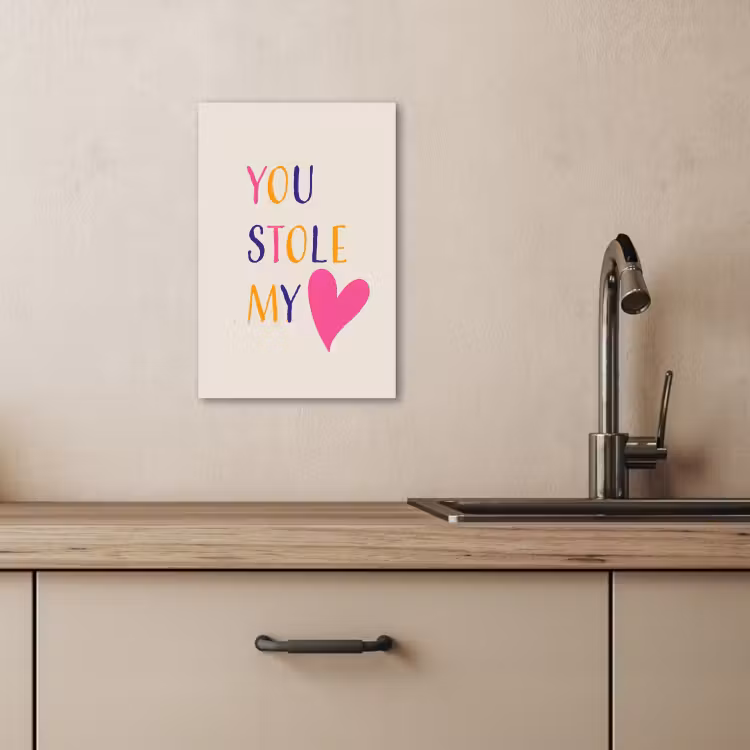 Leinwandbilder - Herz - Valentinstag - Text — 3
