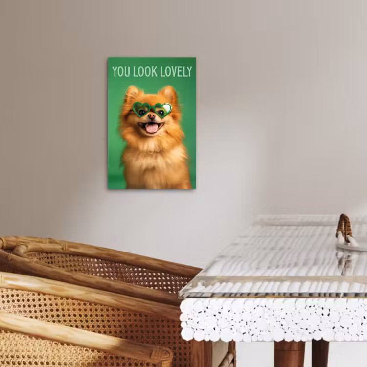 Leinwandbilder - Hund - Sonnenbrille - Valentinstag - Liebe — 5