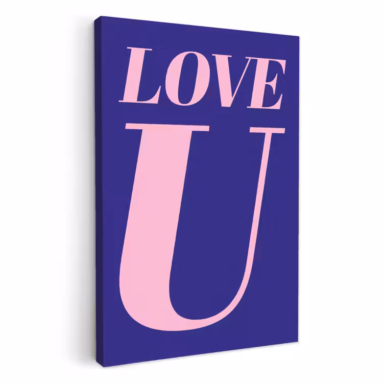 Leinwandbilder - Liebe - Blau - Valentinstag — 1