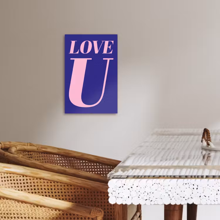 Leinwandbilder - Liebe - Blau - Valentinstag — 3
