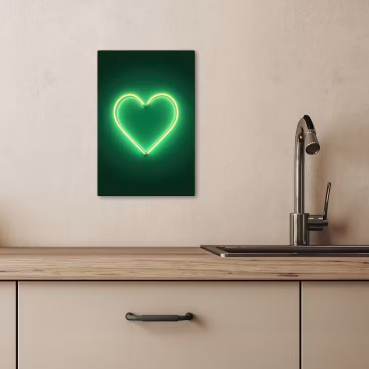 Leinwandbilder - Neon - Grün - Hell — 5