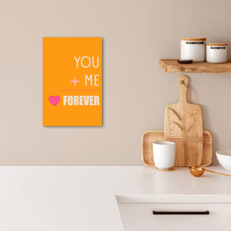 Leinwandbilder - Orange - Liebe - Valentinstag — 5
