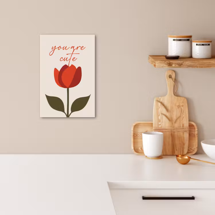 Leinwandbilder - Rose - Rot - Blume - Valentinstag — 4