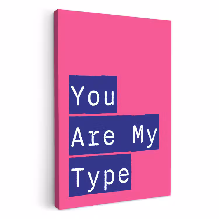 Leinwandbilder - Valentinstag - Text - Liebe — 1