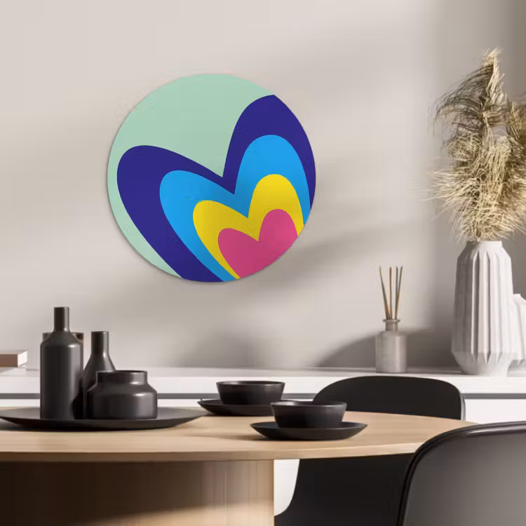 Runde Bilder - Herzen - Bunt - Valentinstag — 2
