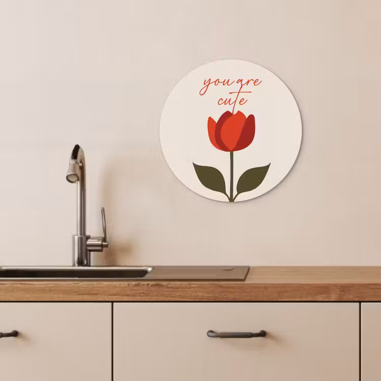 Runde Bilder - Rose - Rot - Blume - Valentinstag — 3