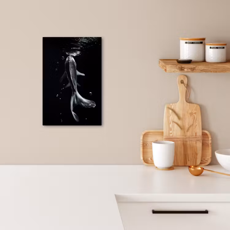 KitchenYeah - Küche - Leinwand - Koi - Fisch - Wasser - Schwarz — 3