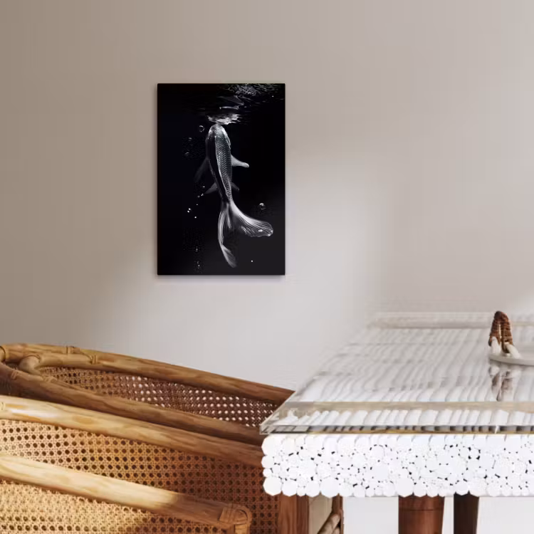 KitchenYeah - Küche - Leinwand - Koi - Fisch - Wasser - Schwarz — 5