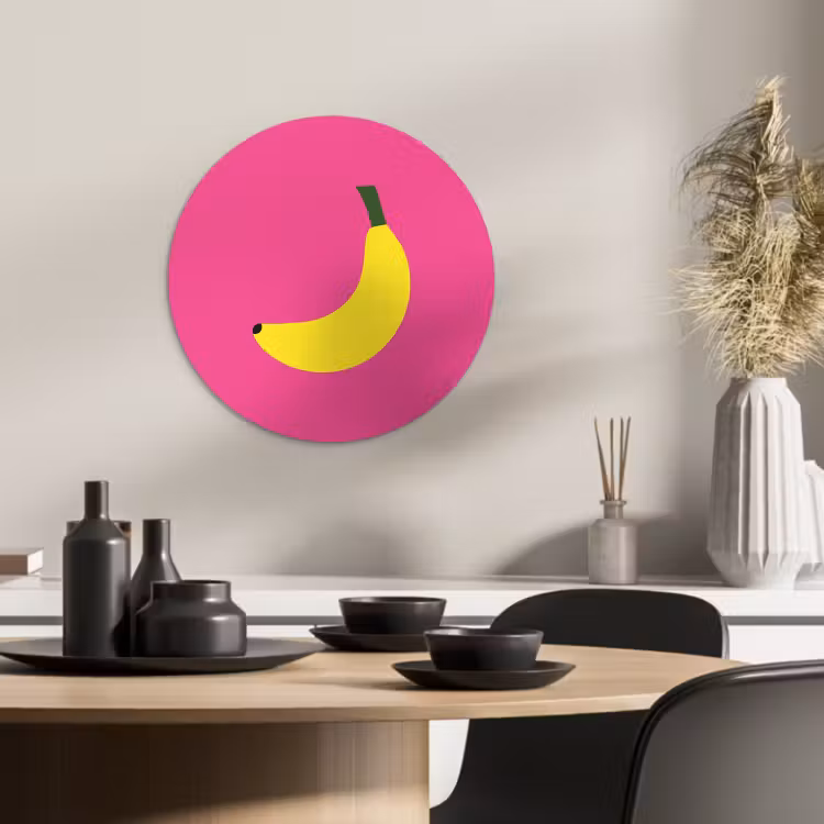 Runde Bilder - Banane - Gelb - Obst — 2