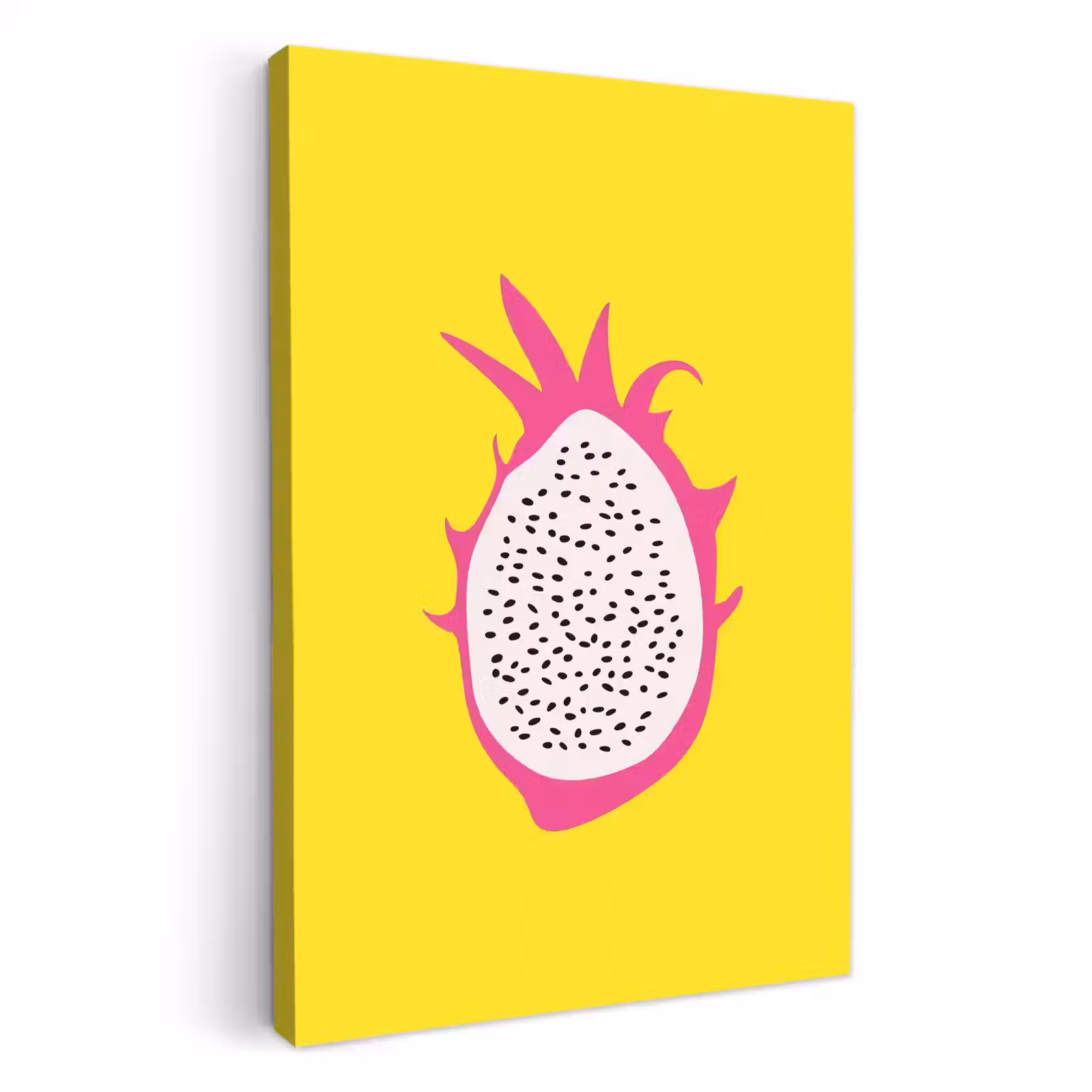 Leinwandbilder - Illustration - Drachenfrucht - Farbenfroh — 1