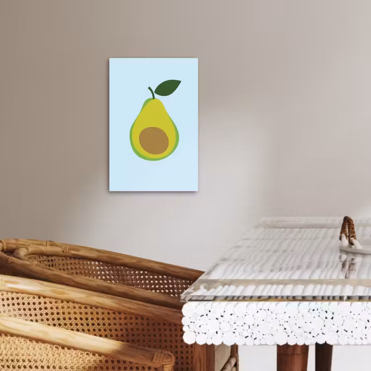 Leinwandbilder - Avocado - Illustration - Grün - Frucht — 5