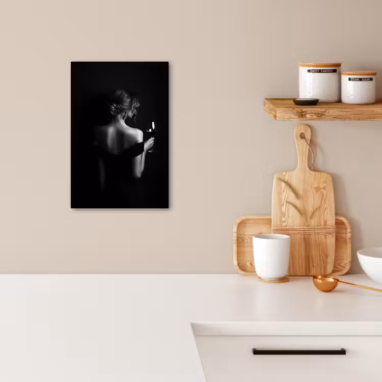 KitchenYeah - Küche - Leinwand - Frau - Wein - Kleid — 2